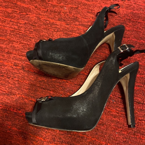 High heeled open toe sandal. badgley Mischka - Picture 6 of 8